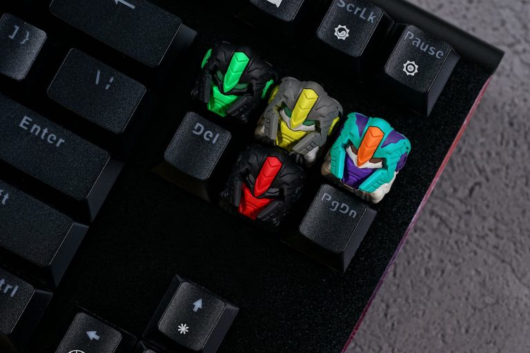 Gundam Keycaps - 1 Piece Mechanical Keyboard Resin Key Cap | Anime Keycaps