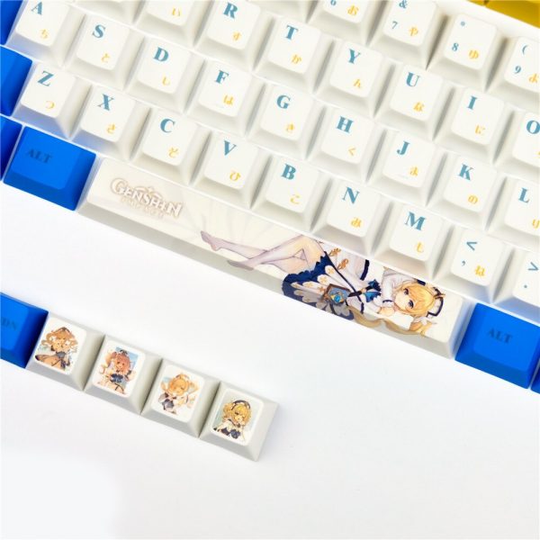 1 Set PBT Dye Subbed Keycaps For MX Switch Mechanical Keyboard Cherry Profile Key Cap For 2 - Anime Keycaps