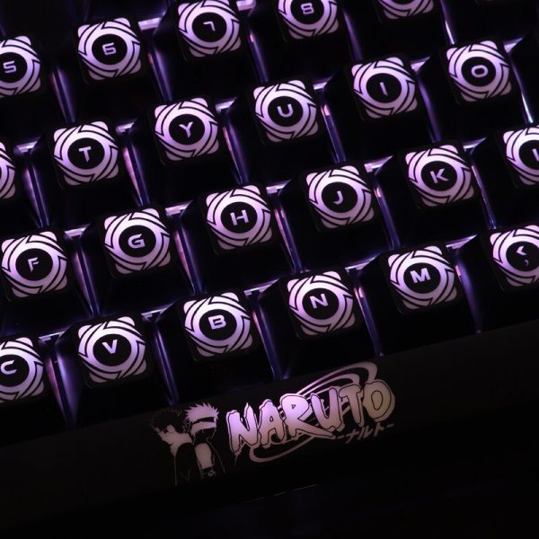 1 set high end backlit keycap for mechanical keyboard black hole coating key cap for Corsair 1 - Anime Keycaps