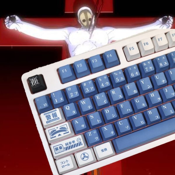 110 key Japanese Anime Evangelion EVA Lilith Keycap PBT Sublimation OEM Highly Mechanical Keyboard Keycap Cherry - Anime Keycaps