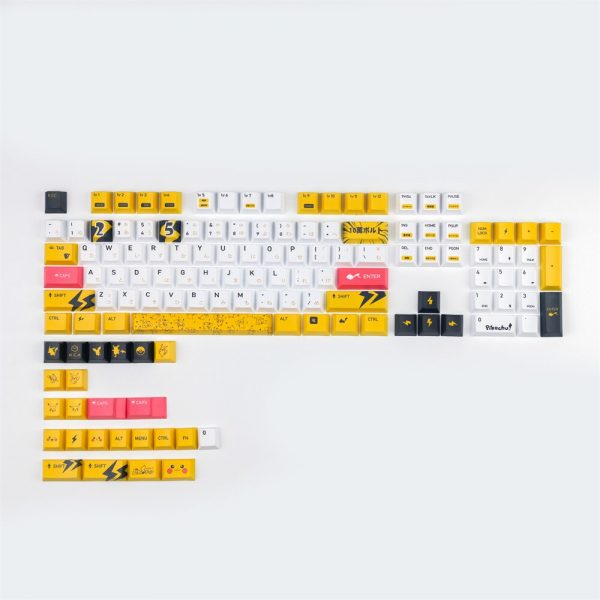 128 Keys set PBT 5 Sides Dye Sublimation Keycaps For MX Switch Mechanical Keyboard Gaming Key - Anime Keycaps