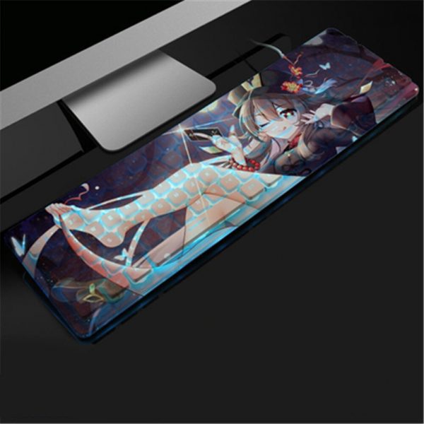 Anime Gaming Keyboard 104 Keys Mute USB Wired Backlit Gaming Keyboard Chocolate Keycap For Office Laptop 3 - Anime Keycaps