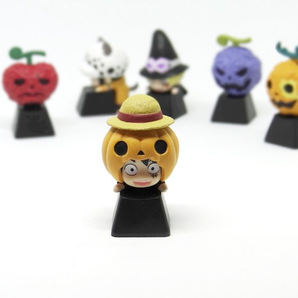 Customized Resin keycaps for Mechanical Keyboard Key Caps For ONE PIECE Luffy Resin Keycap 1 - Anime Keycaps