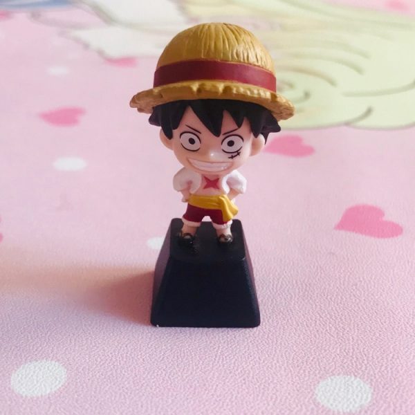 Customized Resin keycaps for Mechanical Keyboard Key Caps For ONE PIECE Luffy Resin Keycap 2 - Anime Keycaps