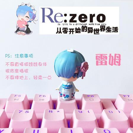 DIY Key cap Re Life in a different world from zero mechanical keyboard keycap personality design 2 - Anime Keycaps