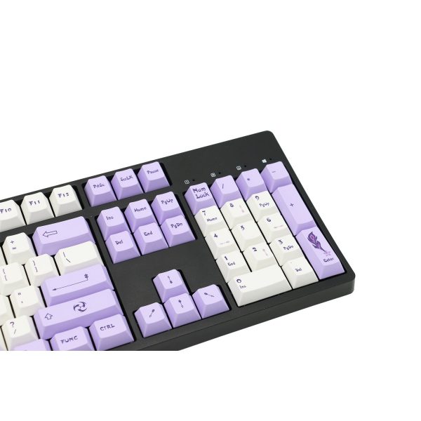 Genshin Impact Keqing Keycap PBT Sublimation Keycap Mechanical Keyboard Game Theme Keyboard Cap 3 - Anime Keycaps