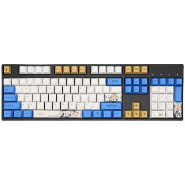 Genshin Impact Keycap 135 Key Pbt Sublimation CHERRY For Razer Mechanical Keyboard Compatible With 61 64 1 - Anime Keycaps