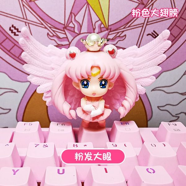 Key Cap Mechanical Keyboards Keycap Personality Design Creativity Cartoon Anime Modeling Keycaps R4 Height for Cherry 2 - Anime Keycaps