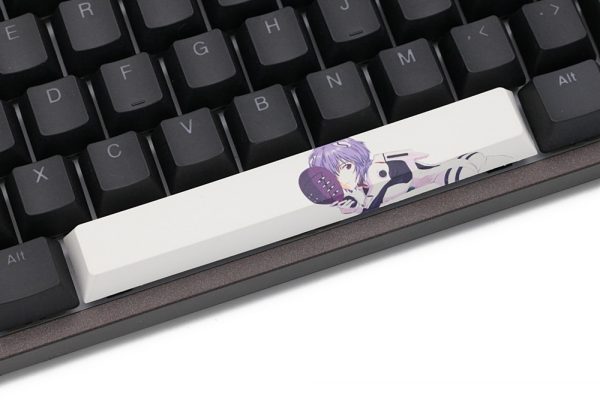 Novelty allover dye subbed Keycaps spacebar pbt custom mechanical keyboard EVA Ayanami Rei 2 - Anime Keycaps