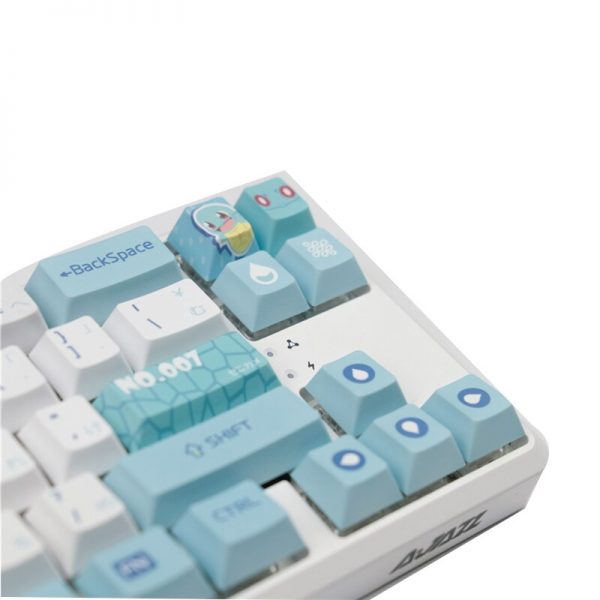 Personalized Squir tle Theme 130 Keys PBT Sublimation Cartoon Anime Keycap For Mechanical Keyboard 5 - Anime Keycaps