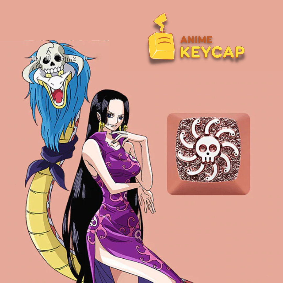 one-piece-keycaps-boa-hancock-queen-pirate-aluminum-keycaps