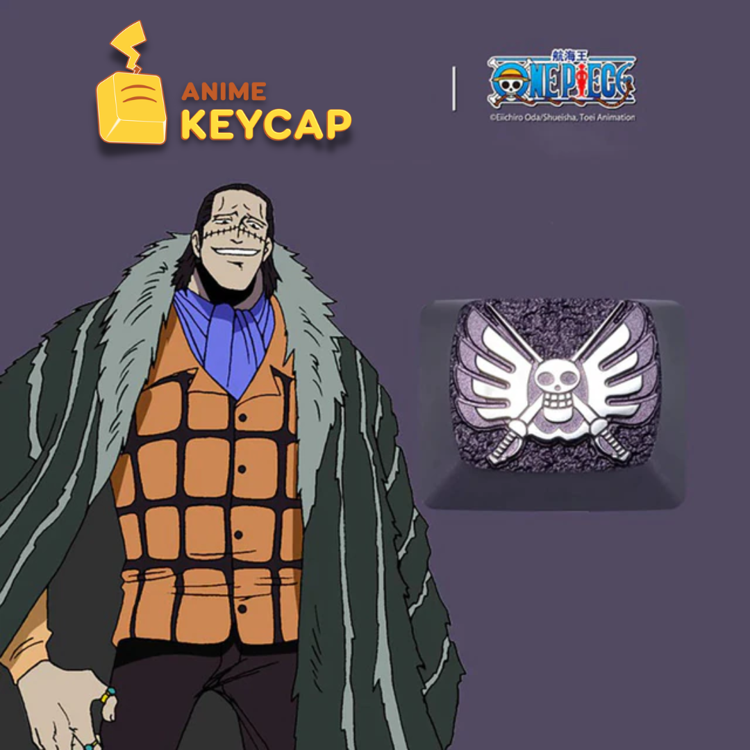 one-piece-keycaps-desert-king-sir-crocodile-aluminum-keycaps