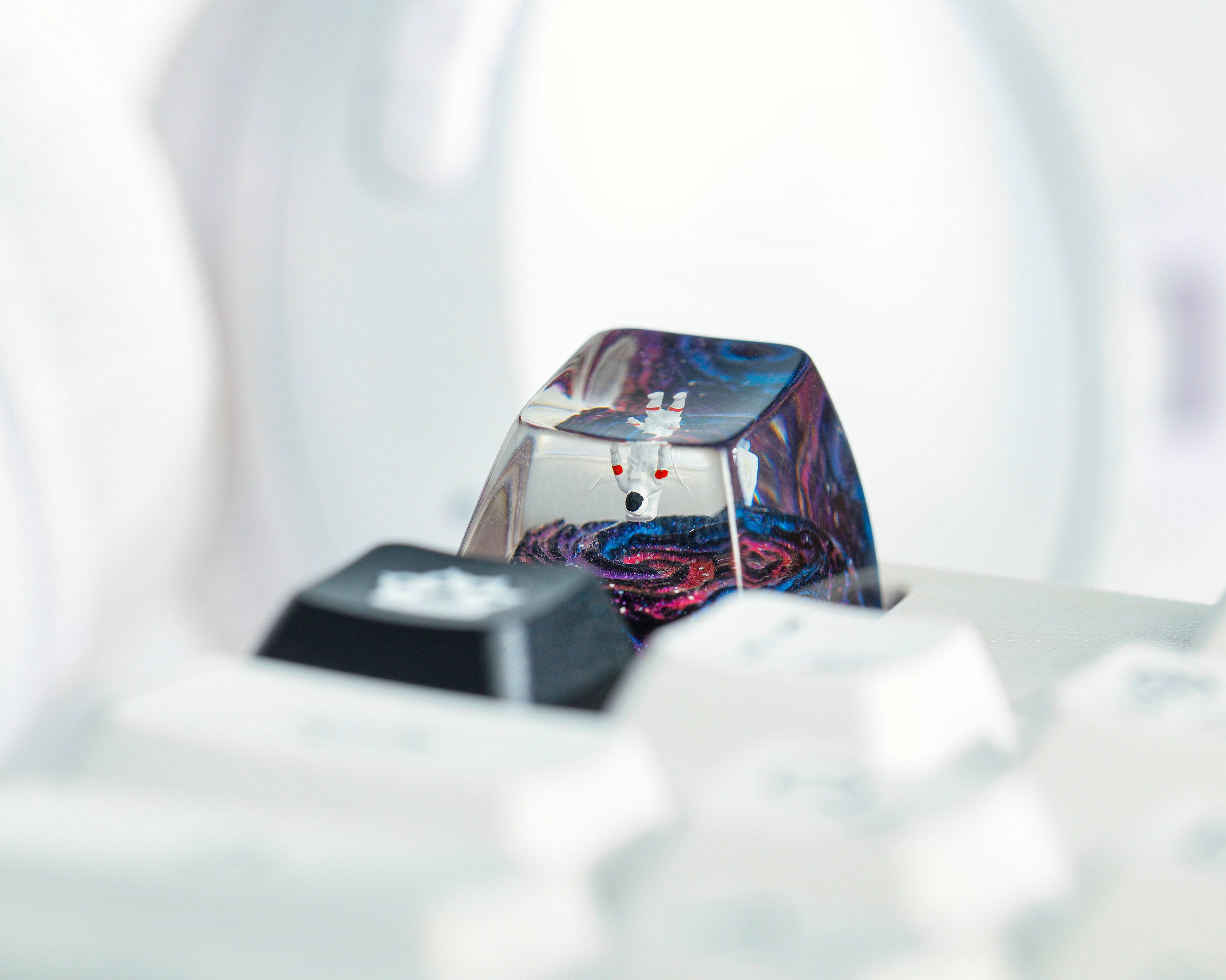 The Space Traveller Keycap, Astronaut Keycap, Galaxy Keycap, Universe ...
