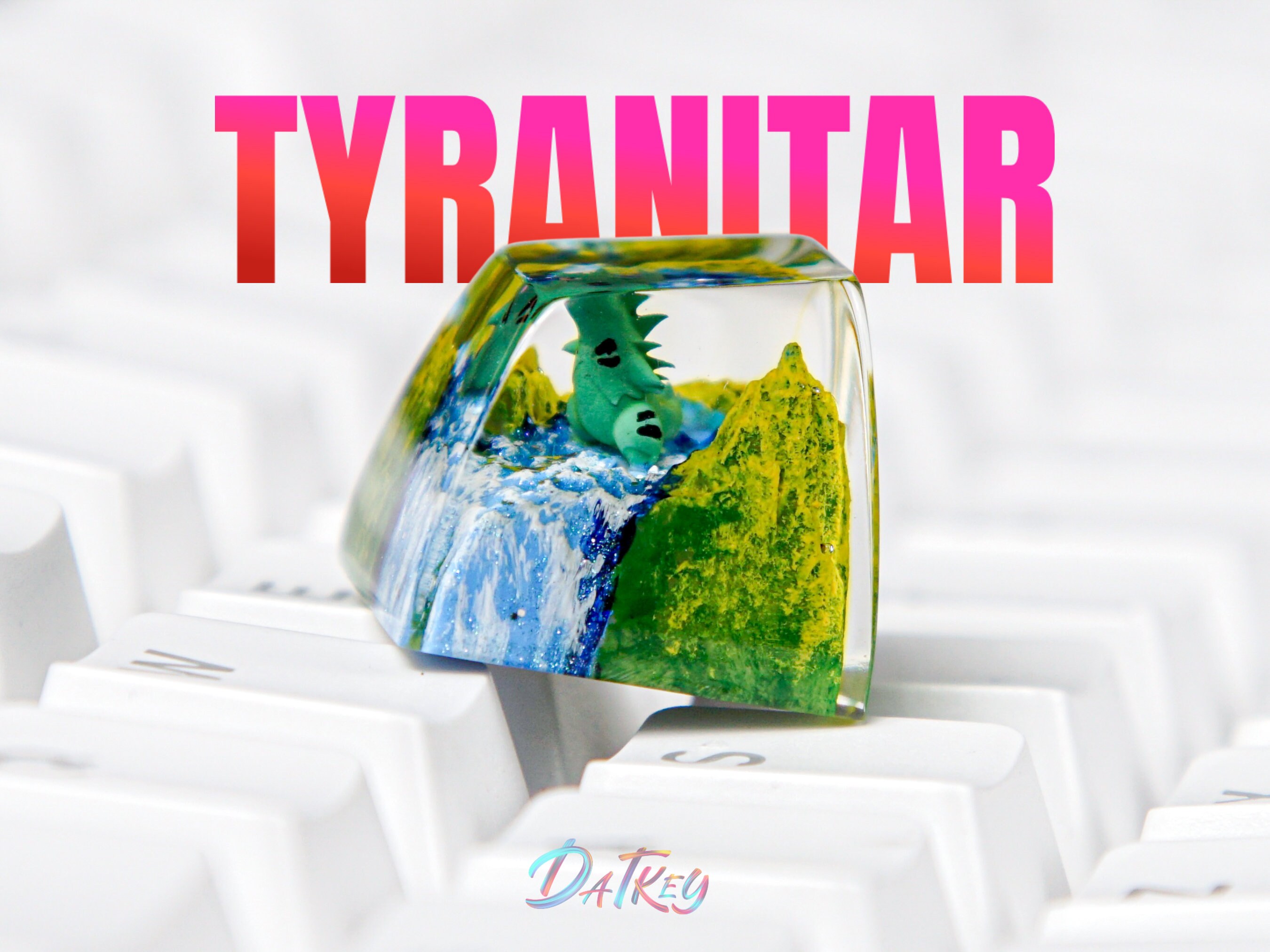 Tyranitar Keycap, Pokemon Keycap, Artisan Keycap, Keycap For Cherry MX Switches Mechanical Keyboard, Gift for Him