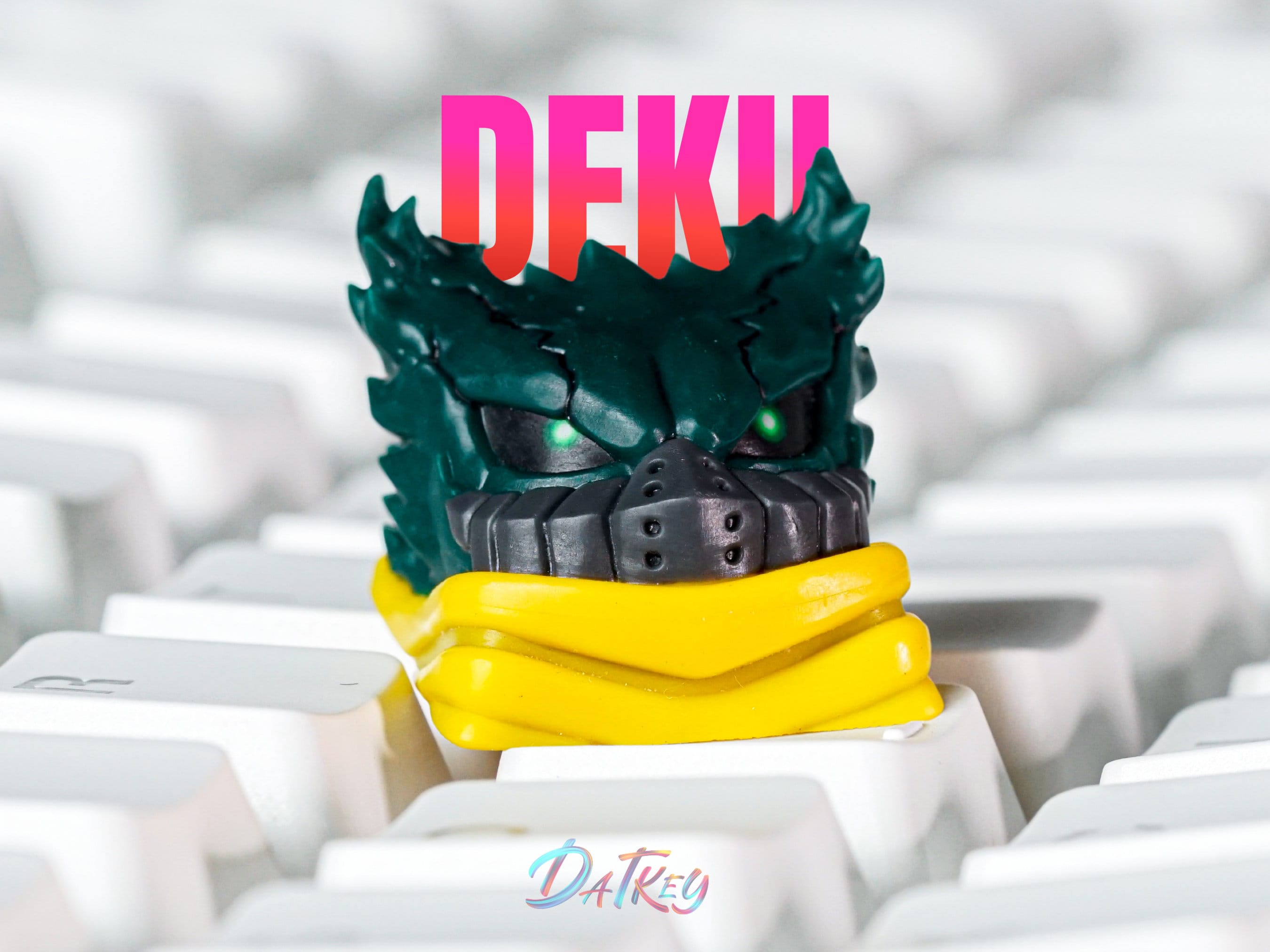 De.ku Keycap, B.N.H.A Keycap, Anime Keycap, Keycap for MX Cherry Switches Mechanical Keyboard, Handmade Anime Gift