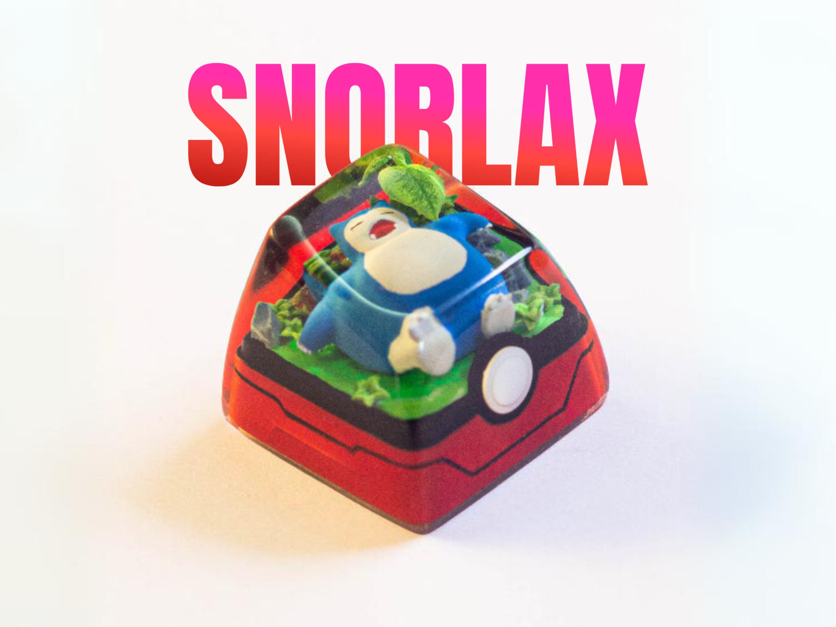 Snorlax Keycap, Pokemon Keycap, Keycap Set, Esc Keycap, Keycap for MX Cherry Switches Mechanical Keyboard, Handmade Gift